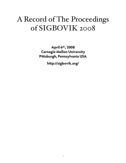 2008 PDF - Sigbovik