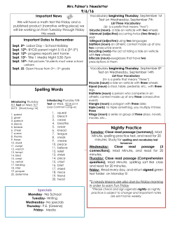 September 6th - 9th - Lake County Schools