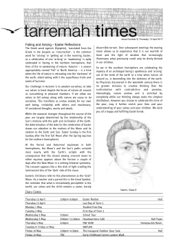 Issue 5 - Tarremah Steiner School