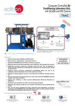 TAAC. Computer Controlled Air Conditioning Laboratory Unit