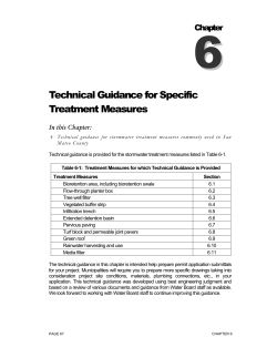 Technical Guidance for Specific Treatment Measures