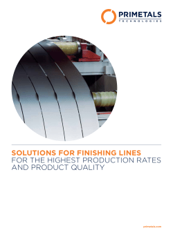 Solutions for finishing lines