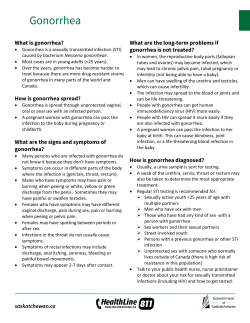 Gonorrhea Fact Sheet