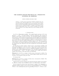 The marked length spectrum of a projective manifold