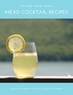 mead cocktail recipes