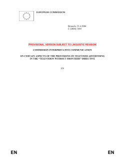 EUROPEAN COMMISSION Brussels, 23.4.2004 C (2004
