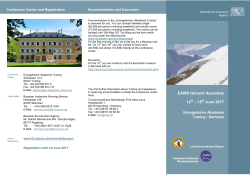 EAWS General Assembly 12th &ndash; 15th June 2017