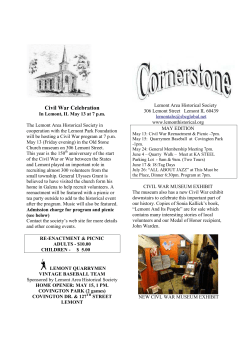 Civil War Celebration - Lemont Area Historical Society