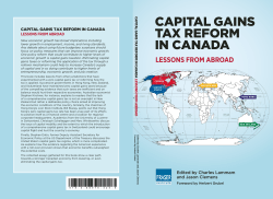 Capital Gains Tax Reform in Canada: Lessons from