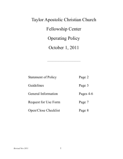 Taylor Apostolic Christian Church - Apostolic Christian Church of