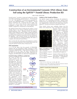 Construction of an Environmental Genomic DNA Library from Soil