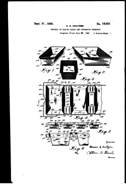 Process oe baking bread and apparatus therefor