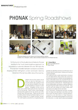 PHONAK Snrina Roadshows