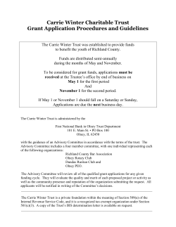 Carrie Winter Charitable Trust