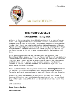 The Norfolk Dinner