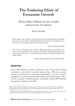 The Enduring Elixir of Economic Growth