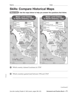 Skills: Compare Historical Maps