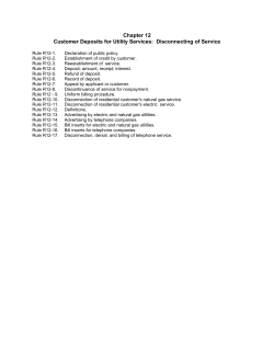 Chapter 12 - North Carolina Utilities Commission