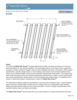 B-Dek 36-4 Pattern