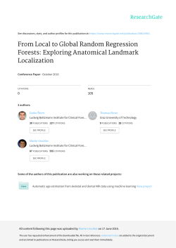 From Local to Global Random Regression Forests