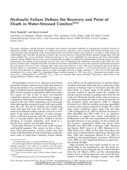 Hydraulic Failure Defines the Recovery and Point