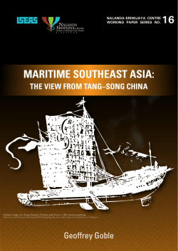 maritime southeast asia: the view from tang&ndash;song china