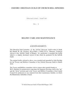 OXFORD DIOCESAN GUILD OF CHURCH BELL RINGERS