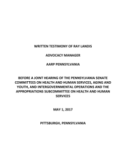 Ray Landis - PA Senate Republicans