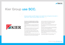 Kier Group use SCC.