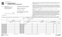 S.4 Shipping Report - Towboat and Ferry Operators