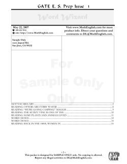 Reading Sample - MathEnglish.com