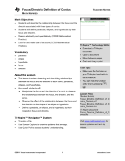 Teacher Notes PDF - TI Education