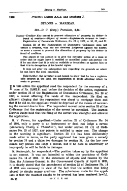 Strong v, Marikar. 145 1933 Present: Dalton A.CJ. and