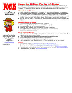 Supporting Children Who Are Left