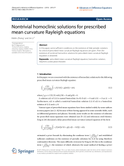 Nontrivial homoclinic solutions for prescribed mean curvature