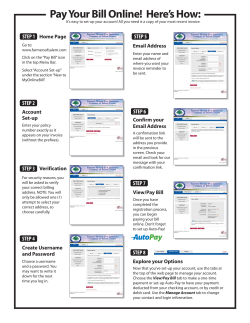 Pay Your Bill Online! Here`s How
