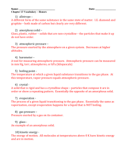 Chapter 13 Vocabulary
