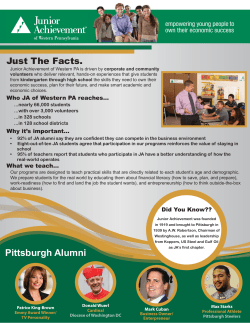 Just the Facts - Junior Achievement USA