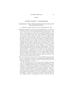 UNITED STATES v. GRANDERSON certiorari to the united states