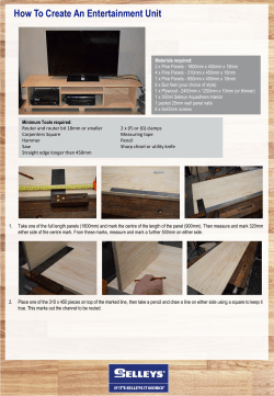 How To Create An Entertainment Unit