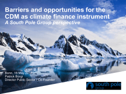 South Pole Group Corporate Presentation