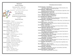 PROGRAM - Fayette County Public Schools