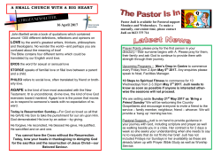 16 April 2017 - Chelsea Community Church of Christ