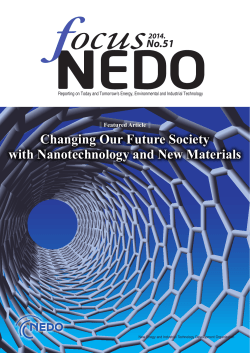 Changing Our Future Society with Nanotechnology and New Materials
