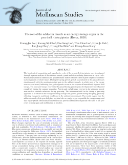 Journal of Molluscan Studies