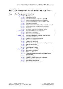 CASA Regulations