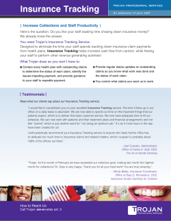 Insurance Tracking - Trojan Professional Services