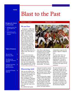 Blast to the Past - North Miami Middle School