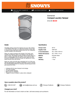 Compact Laundry Hamper