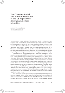 The Changing Racial and Ethnic Composition of the US